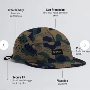 Coal Men's Camo 5-Panel Cap